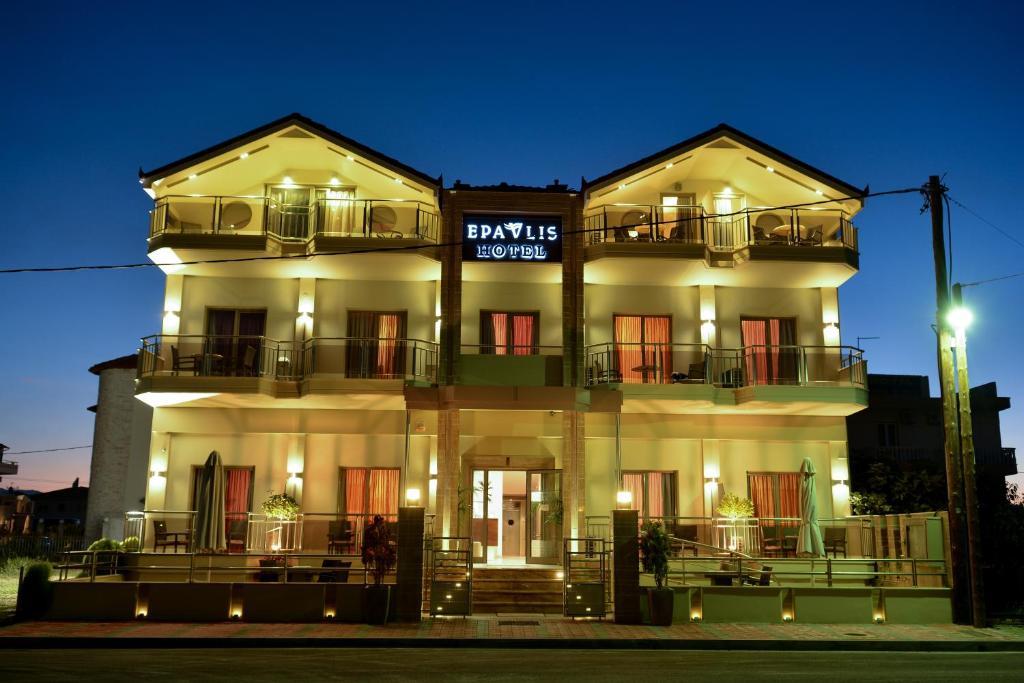 Hotel Epavlis Eleftheriadi Paralía Eksteriør bilde